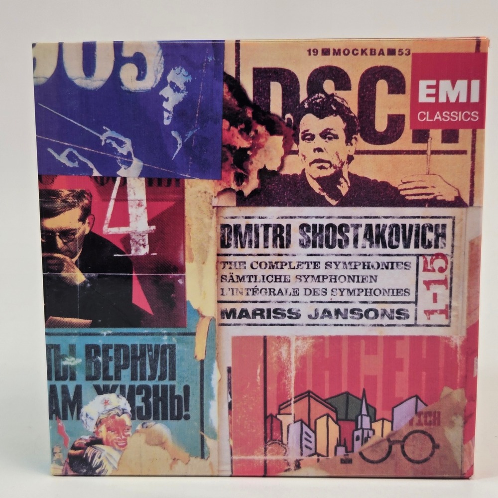 Shostakovich Complete Symphonies Jansons 10 CD Box Set EMI Classics NM/EX